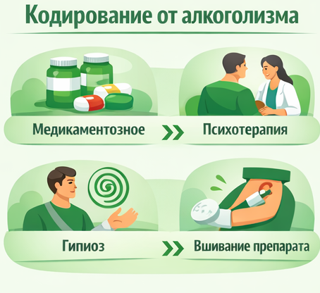 кодирование от алкоголизма в Удачном Санати